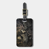 Japanse tekeningen bagagelabel (Voorkant verticaal)