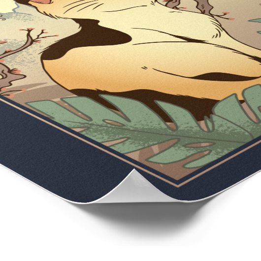 Japanse tekenstijl poster (Hoek)