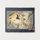 Japanse tekenstijl wandkleed (Voorkant (horizontaal))