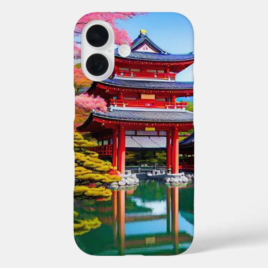 Japanse Tempel Case-Mate iPhone Case (Achterkant)