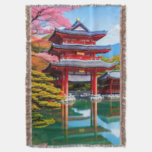 Japanse Tempel Deken