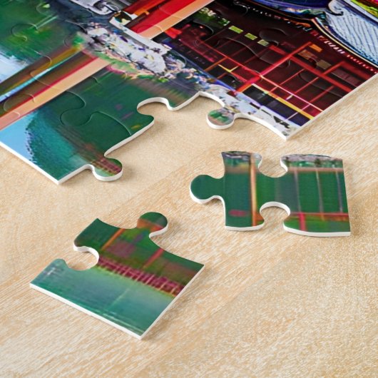 Japanse Tempel  Legpuzzel (Zijkant)
