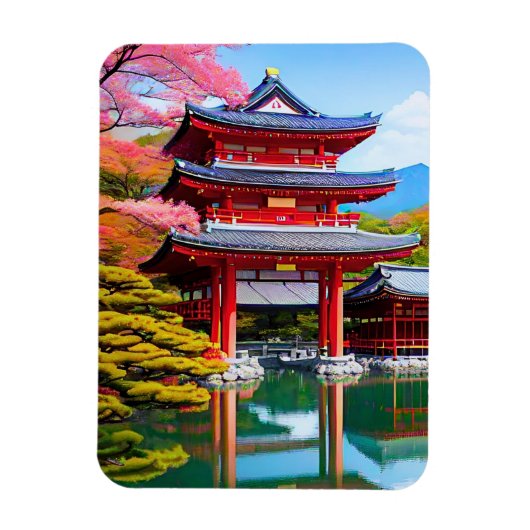 Japanse tempel magneet (Verticaal)