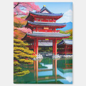 Japanse tempel magneet (Voorkant)