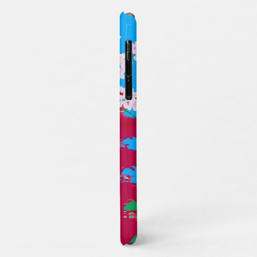 Japanse tempel met kersenbloesem Case-Mate iPhone case (Achterkant/links)