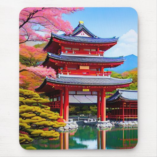 Japanse Tempel Muismat (Voorkant)
