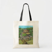 Japanse tempel tote bag (Voorkant)