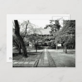 Japanse tempeltuin briefkaart (Voorkant / Achterkant)