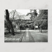 Japanse tempeltuin briefkaart (Voorkant)