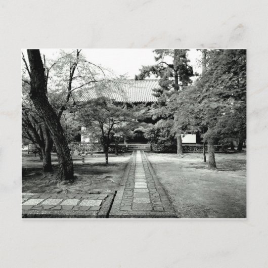 Japanse tempeltuin briefkaart (Voorkant)