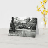 Japanse tempeltuin kaart (Gele Bloem)