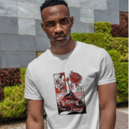 Japanse Temple Geisha T-shirt