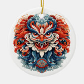 Japanse Tengu Keramisch Ornament (Voorkant)