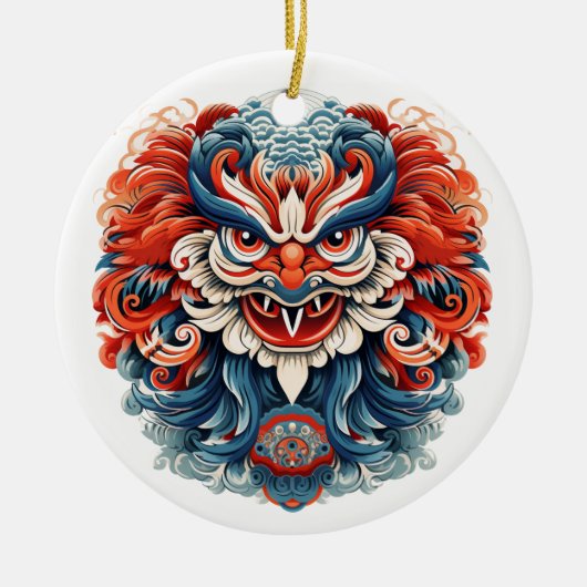 Japanse Tengu Keramisch Ornament (Voorkant)