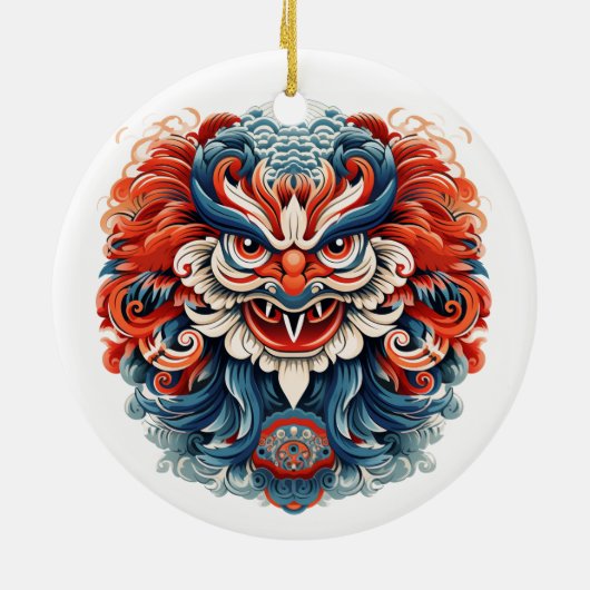 Japanse Tengu Keramisch Ornament (Achterkant)