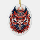 Japanse Tengu Keramisch Ornament (Rechts)