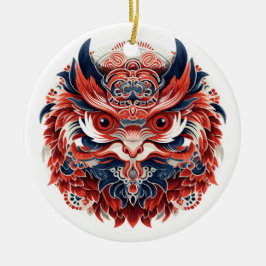 Japanse Tengu Keramisch Ornament