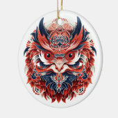 Japanse Tengu Keramisch Ornament (Links)