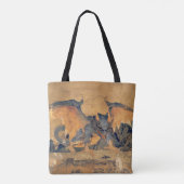 Japanse Tengu met Vier Ogen Tote Bag (Achterkant)