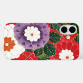Japanse textielproducten - Red Dahlias Case-Mate iPhone Case (Achterkant (horizontaal))