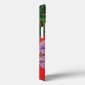  Japanse textielproducten - Red Dahlias Case-Mate iPhone Case (Achterkant / Rechts)