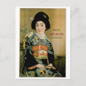 Japanse thea  Drink en kunst Briefkaart (Voorkant)
