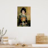 Japanse thea  Drink en kunst Poster (Keuken)