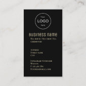 Japanse theeceremonies sushi Visitekaartje (Achterkant)