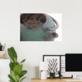 Japanse theepot met theefoto poster (Thuiskantoor)