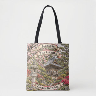 Japanse Theetuin Boodschappentas Tote Bag