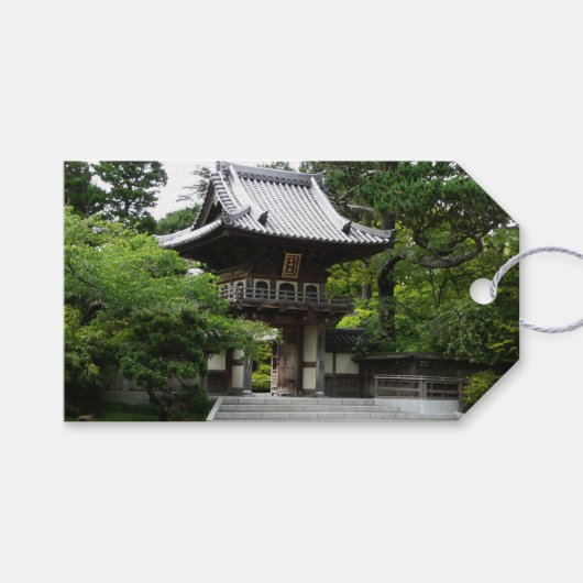 Japanse Theetuin in San Francisco Cadeaulabel (Voorkant (Horizontaal))