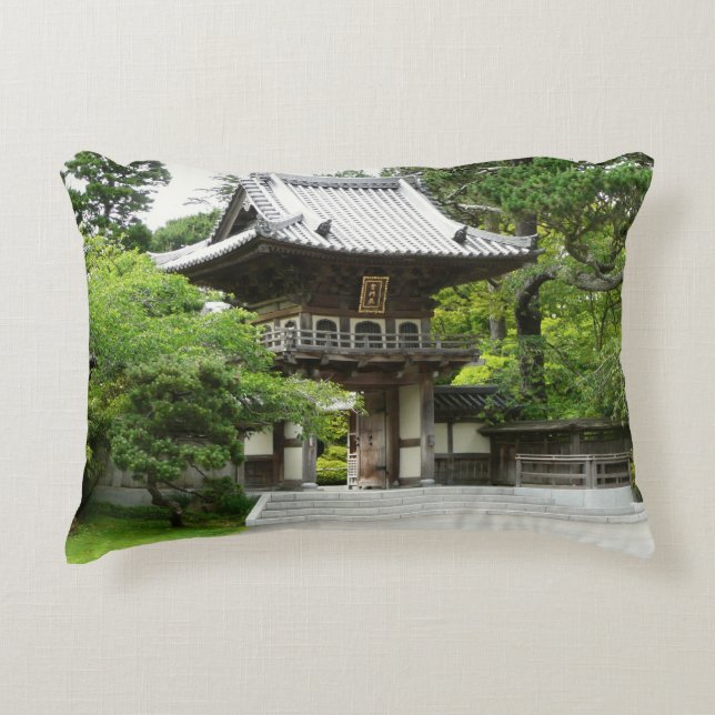 Japanse Theetuin in San Francisco Decoratief Kussen (Voorkant)