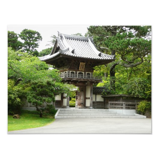 Japanse Theetuin in San Francisco Foto Afdruk (Voorkant)