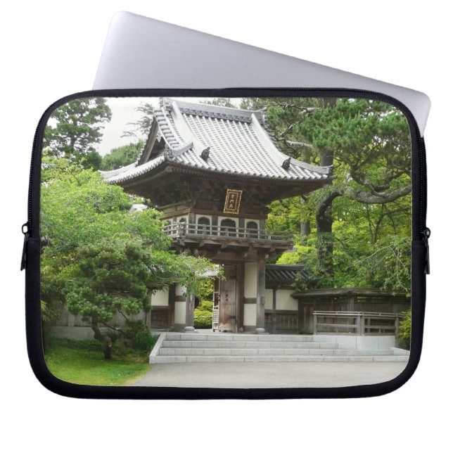 Japanse Theetuin in San Francisco Laptop Sleeve (Voorkant)