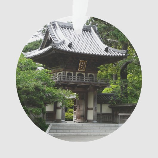 Japanse Theetuin in San Francisco Ornament (voorkant)