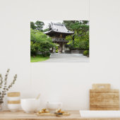 Japanse Theetuin in San Francisco Poster (Keuken)