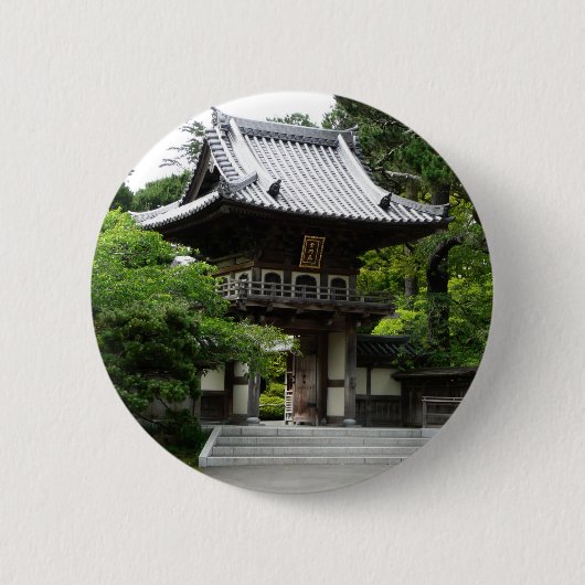Japanse Theetuin in San Francisco Ronde Button 5,7 Cm (Voorkant)
