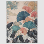 Japanse thema decoupage crafting tissuepapier (Voorkant)