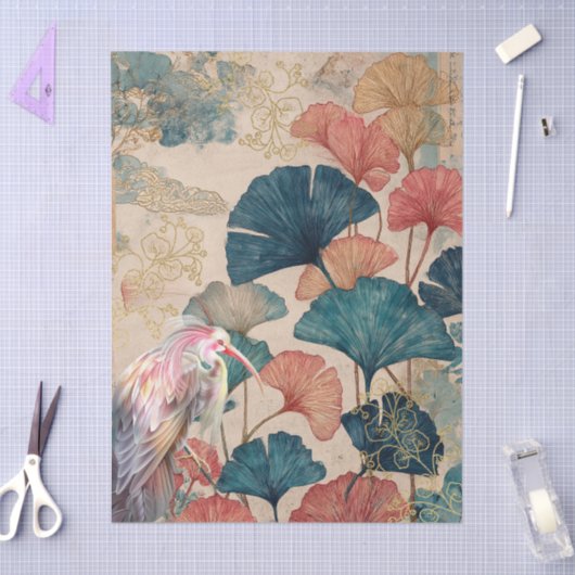 Japanse thema decoupage crafting tissuepapier (Craft)