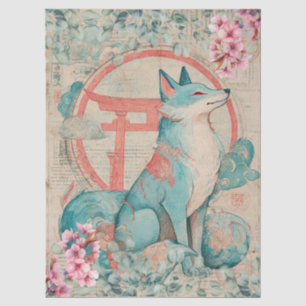 Japanse thema decoupage crafting tissuepapier