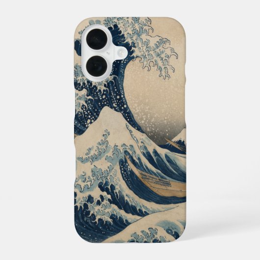 Japanse thema iPhone 16 hoesje (Achterkant)