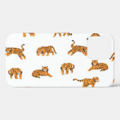 Japanse tijger:  doodle naadloos Case-Mate iPhone case (Achterkant (horizontaal))