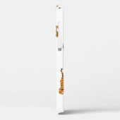 Japanse tijger:  doodle naadloos Case-Mate iPhone case (Achterkant / Links)