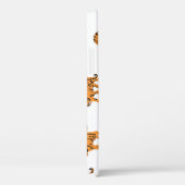 Japanse tijger:  doodle naadloos Case-Mate iPhone case (Achterkant / Rechts)