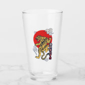 Japanse Tijger Glas (Voorkant)