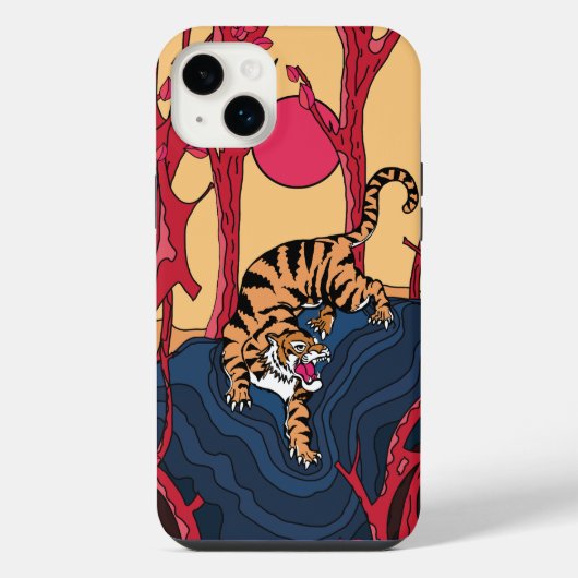 Japanse Tijger iPhone Hoesje (Achterkant)
