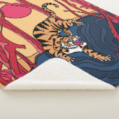 Japanse tijger sherpa deken (3/4)