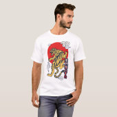 Japanse Tijger  T-shirt (Voorkant volledig)