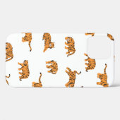 Japanse tijgerdierdoodle naadloze  hand Case-Mate iPhone case (Achterkant (horizontaal))