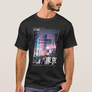 Japanse Tokyo Cyberpunk Art Streetwear Retro Grap T-shirt